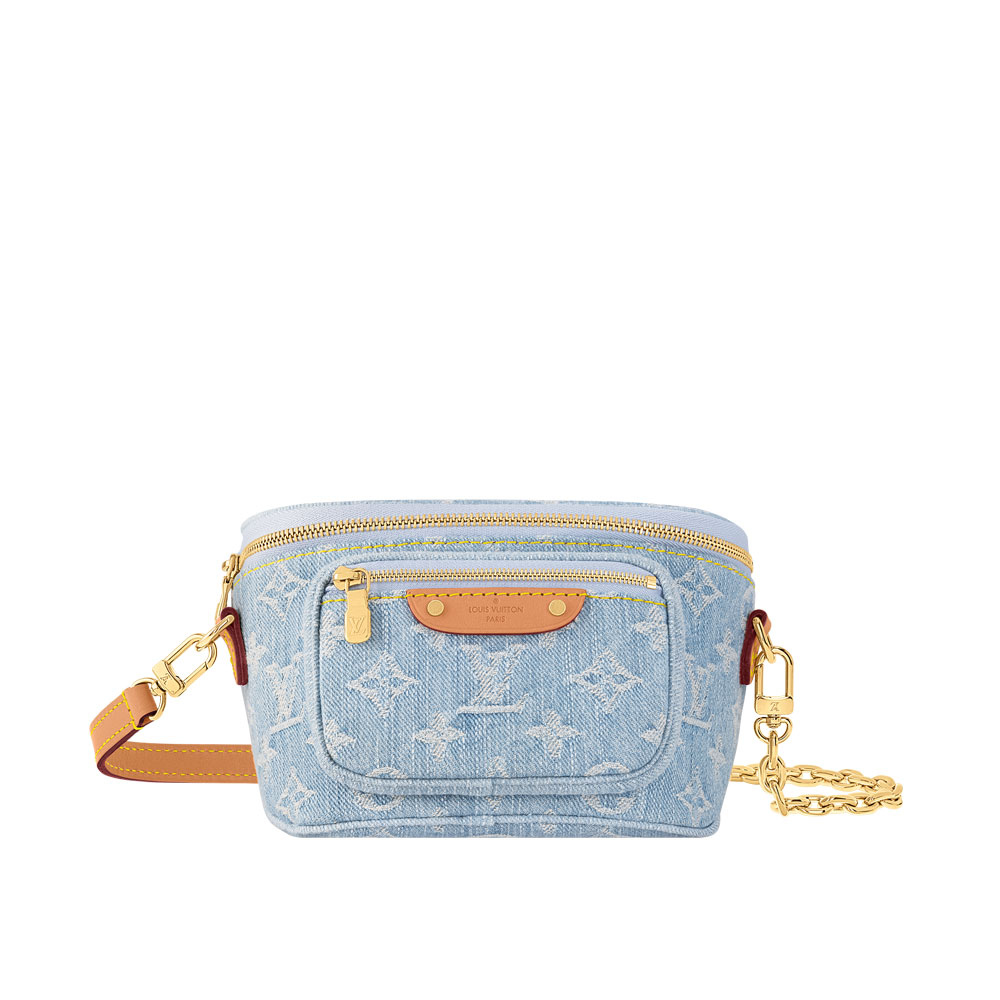 Louis Vuitton Mini Bumbag Monogram Canvas Blue M83353: Image 1