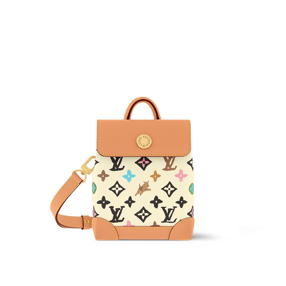 Louis Vuitton Monogram Nano Steamer Bag in Beige M83429: Image 1