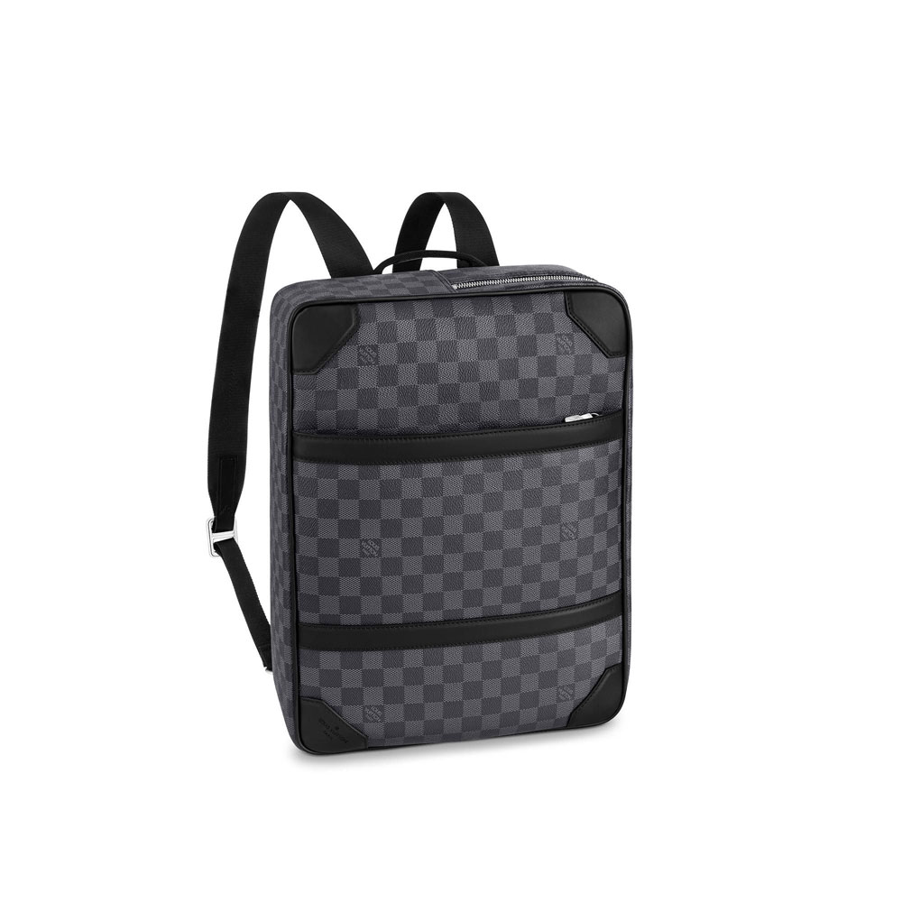 Louis Vuitton Briefcase Backpack Damier Graphite Canvas in Grey N50051: Image 1