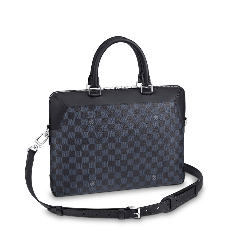 Louis Vuitton Oliver Briefcase Damier Cobalt Canvas N51199: Image 1