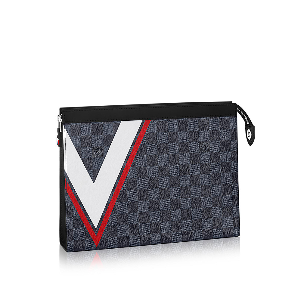 Louis Vuitton pochette voyage mm damier cobalt N64023: Image 1