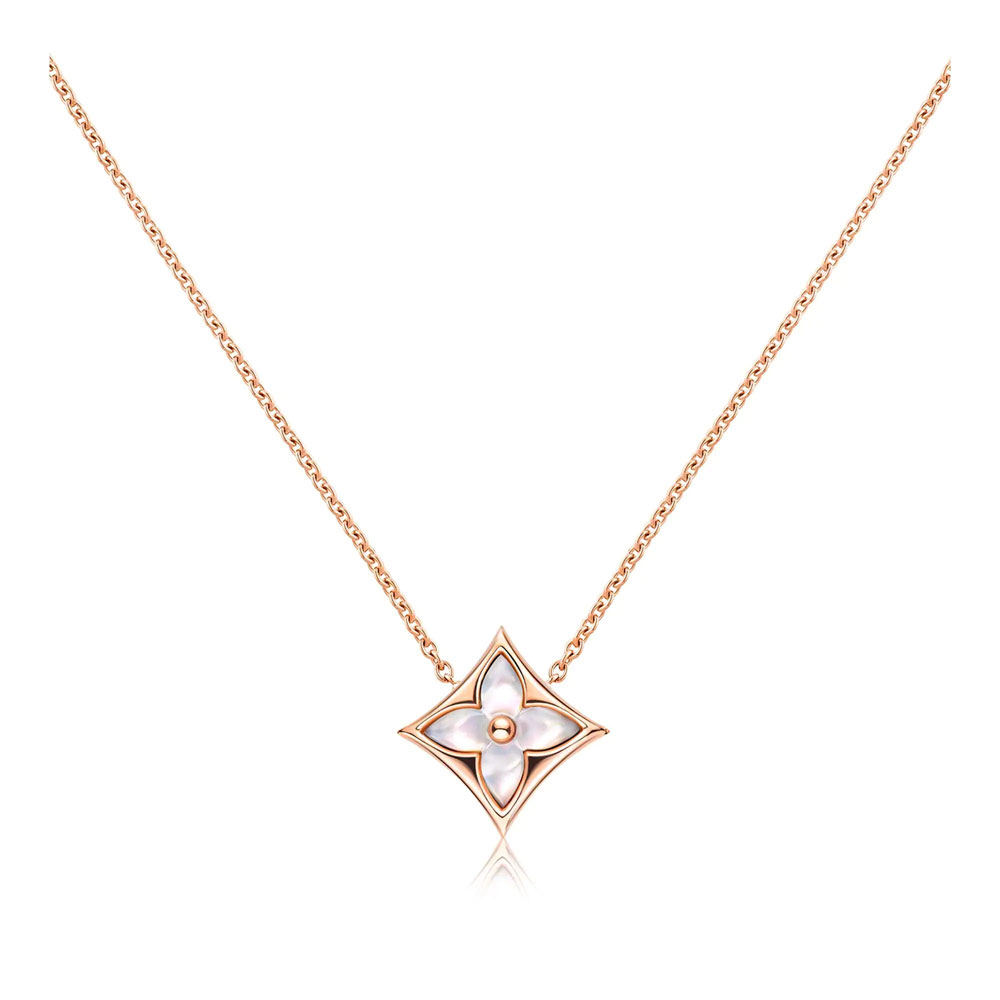 Louis Vuitton Color Blossom star pendant mother pearl in Rose Q93521: Image 1