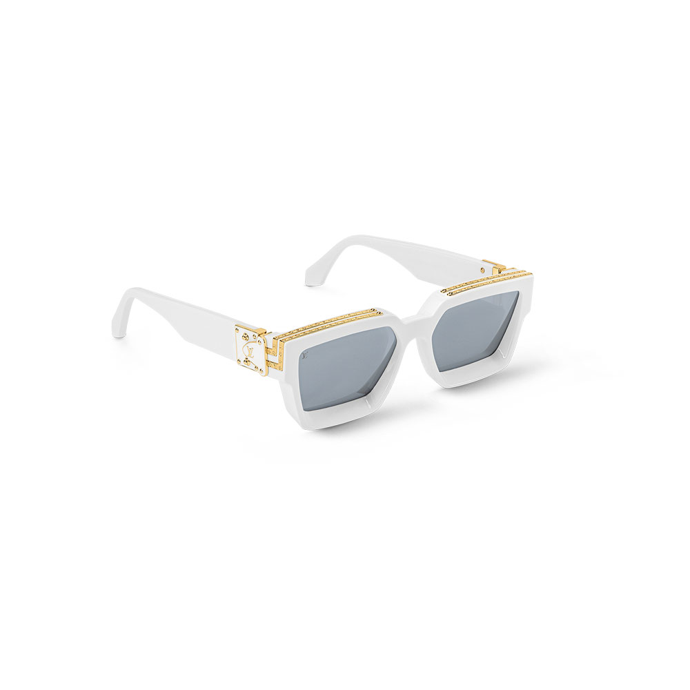 Louis Vuitton 1.1 Millionaires Sunglasses S00 White Z1166E: Image 1