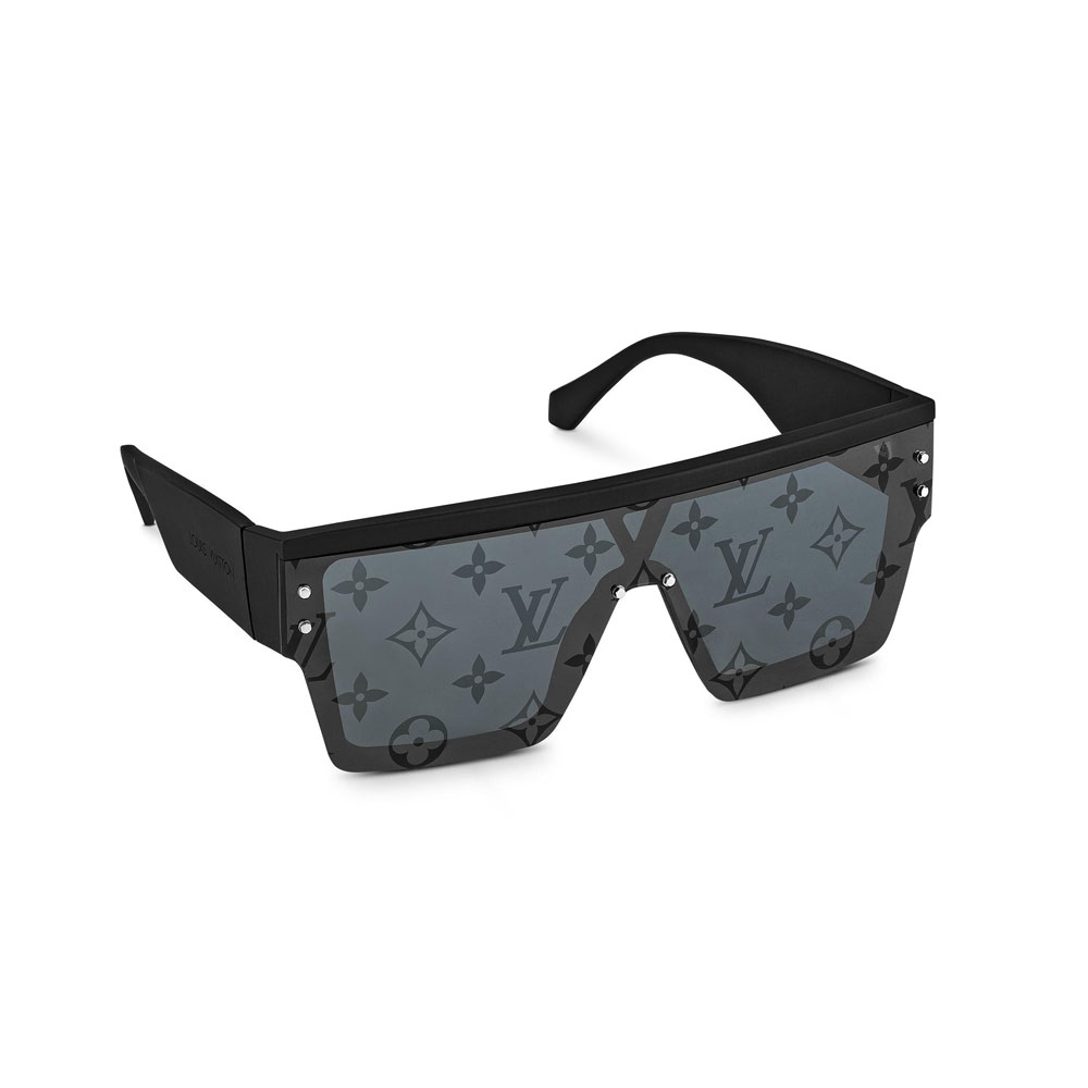 Louis Vuitton Waimea L Sunglasses S00 Black Z1583E: Image 1