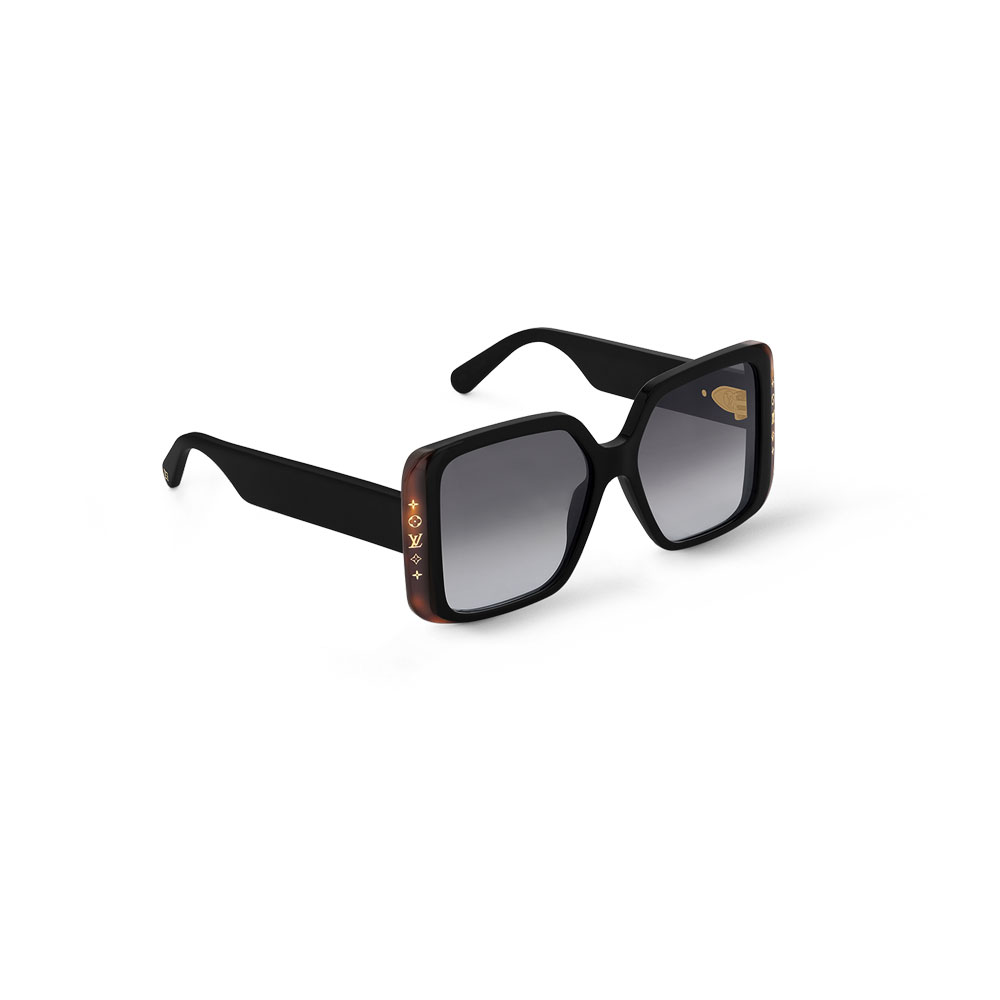 Louis Vuitton Moon Daily Square Sunglasses S00 Black Z2095W: Image 1