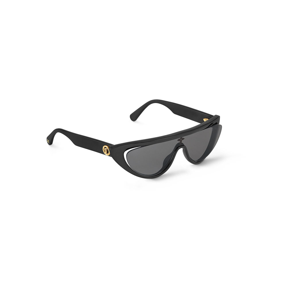 Louis Vuitton Split Cat Eye Sunglasses S00 Black Z2179U: Image 1