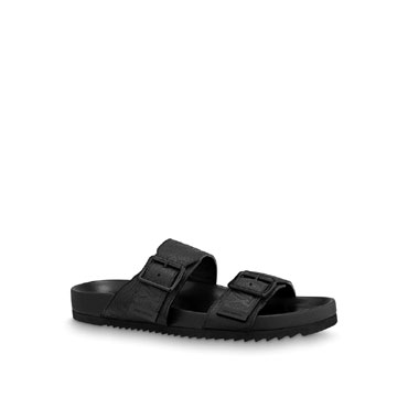 Louis Vuitton Mirabeau Sandal in Noir 1A5Z3U