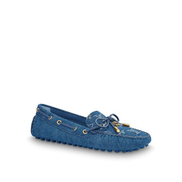 Louis Vuitton Gloria Flat Loafer in Blue 1A65XK