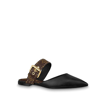 Louis Vuitton Sofia Flat Mule in Black 1A8O0P