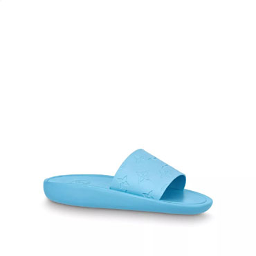 Louis Vuitton Sunbath Flat Mule in Blue 1A8UL3