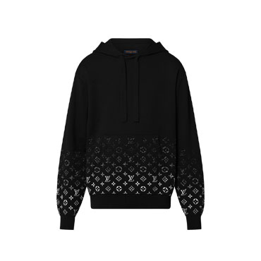 Louis Vuitton Gradient Cotton Hoodie 1AFAQB