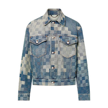 Louis Vuitton Runway Pharell Damier Classic Denim Jacket