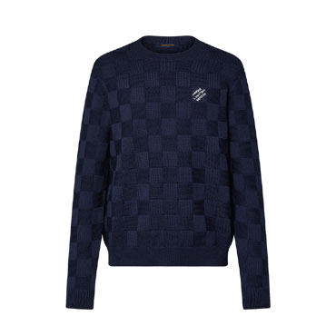 Louis Vuitton Damier Pullover With Pearl Signature Sweater 1AFIVO