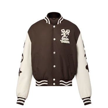 Louis Vuitton Embroidered Varsity Jacket 1AFPWR