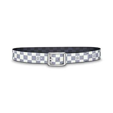 LV Reverso 40mm Reversible Belt Damier Cobalt Canvas M0040Q