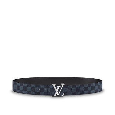 Louis Vuitton Initiales 40mm Reversible Belt Damier Cobalt Canvas M0087Q