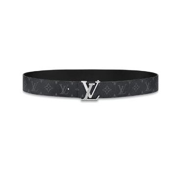 Louis Vuitton Diamond 40MM Reversible Belt Monogram Eclipse Canvas M0366T