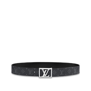 LV Pyramide Frame 40MM Reversible Belt Monogram Eclipse Canvas M0471Q