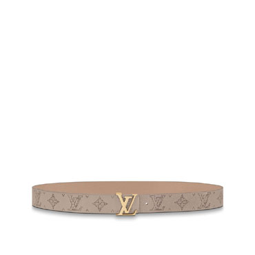 Louis Vuitton Iconic 30mm Belt Mahina in Beige M0480W