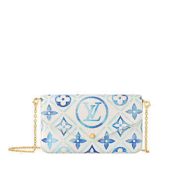 Louis Vuitton Pochette Felicie Bag in Monogram Canvas Blue M11459