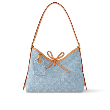 Louis Vuitton CarryAll PM Bag in Monogram Canvas Blue M11462