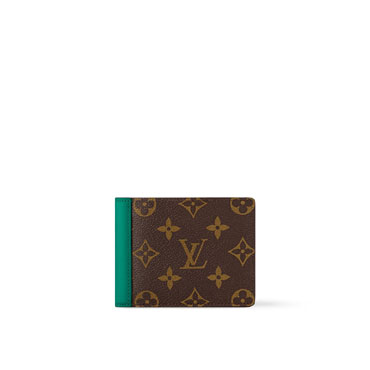 Louis Vuitton Multiple Wallet Monogram Macassar Canvas M12836