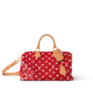 Louis Vuitton Speedy P9 Bandouliere 40 in Red M24420