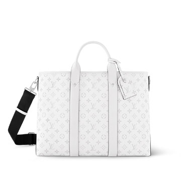 Louis Vuitton Weekend NM Tote Bag in Taigarama White M30919