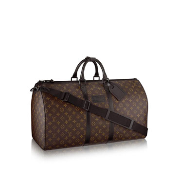 Louis Vuitton Waterproof Keepall 55 Monogram Macassar M41411