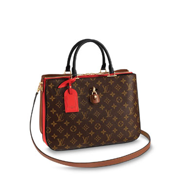 Louis Vuitton Designer Bag in Leather Monogram Canvas M44254