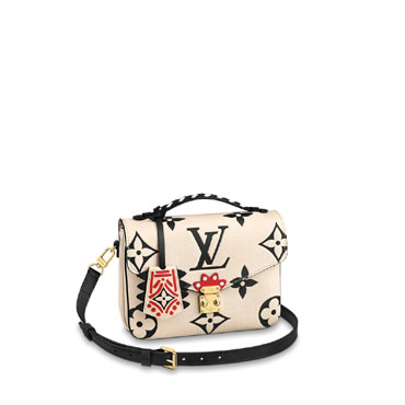 LV Crafty Pochette Metis Monogram Empreinte Leather M45384