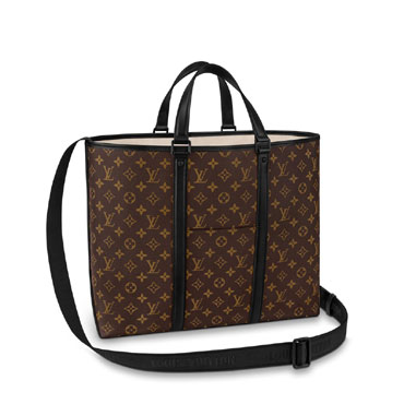 Louis Vuitton Weekend Tote GM Monogram Macassar Canvas M45733