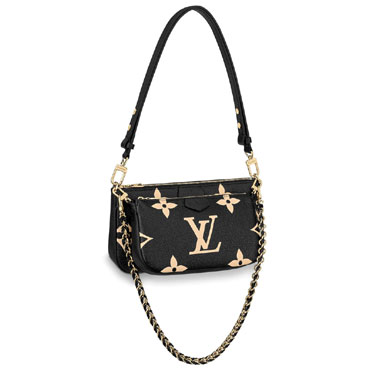 LV Multi Pochette Bicolor Monogram Empreinte Leather M45777