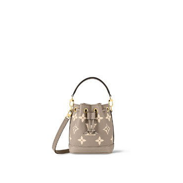 Louis Vuitton Nano Noe Bicolor Monogram Empreinte Leather M46291