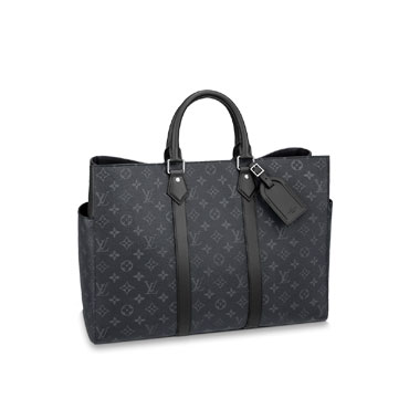 Louis Vuitton Sac Plat 24H Monogram Eclipse Canvas M46451