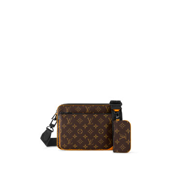 Louis Vuitton Trio Messenger Monogram Macassar Canvas M46694