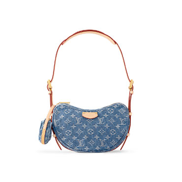 Louis Vuitton Croissant MM Monogram Denim M46856