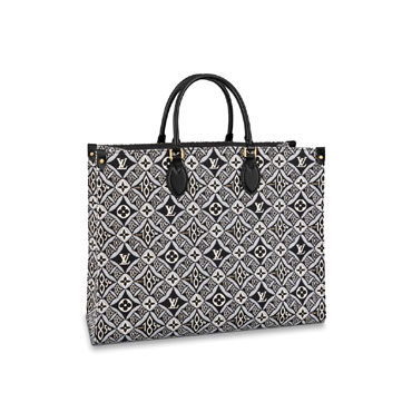 Louis Vuitton Since 1854 OnTheGo GM Monogram Jacquard in Grey M57207