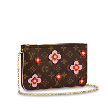 Louis Vuitton Double Zip Pochette Monogram M63905 M63905