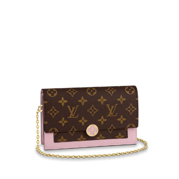 Louis Vuitton FLORE CHAIN WALLET Monogram M67405