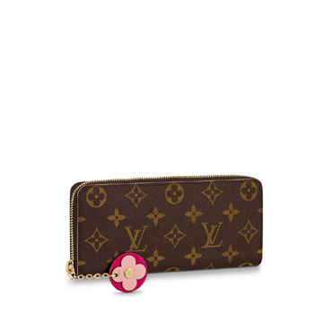 Louis Vuitton Clemence Wallet Monogram in Brown M68314