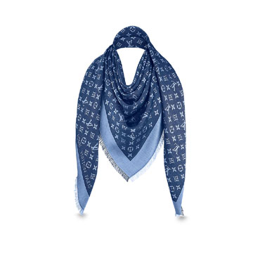 Louis Vuitton Monogram Neo Denim Shawl M71133