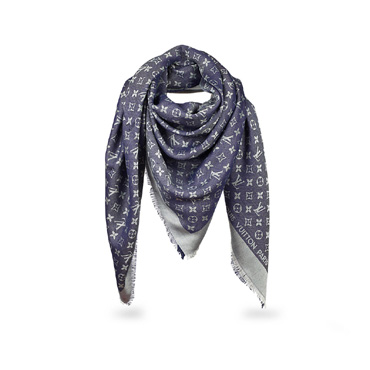 Louis Vuitton Monogram Denim Shawl M71376