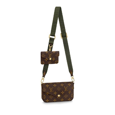 Louis Vuitton Felicie Strap Go Monogram in Brown M80091