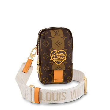 Louis Vuitton Flap Double Phone Pouch Monogram M81005