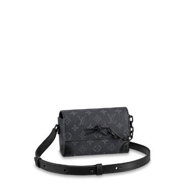 LV Steamer Wearable Wallet Monogram Eclipse Canvas M81783