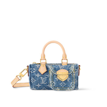 Louis Vuitton Nano Speedy Monogram Denim M82950