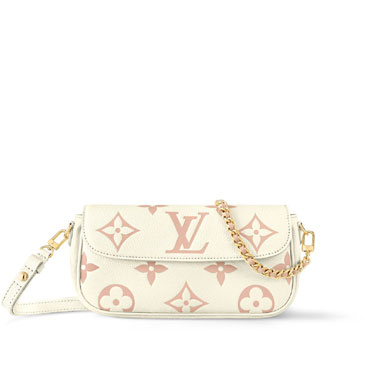 LV Wallet on Chain Ivy Bicolour Monogram Empreinte Leather M83026