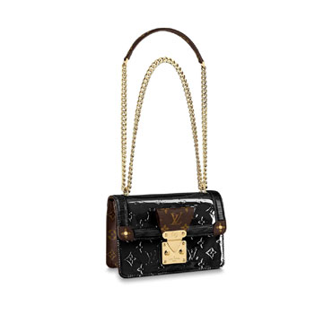 LV Wynwood Monogram Vernis Leather in Black M90516