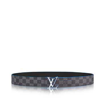 LV Initiales 40 mm Reversible Damier Graphite Canvas M9425U